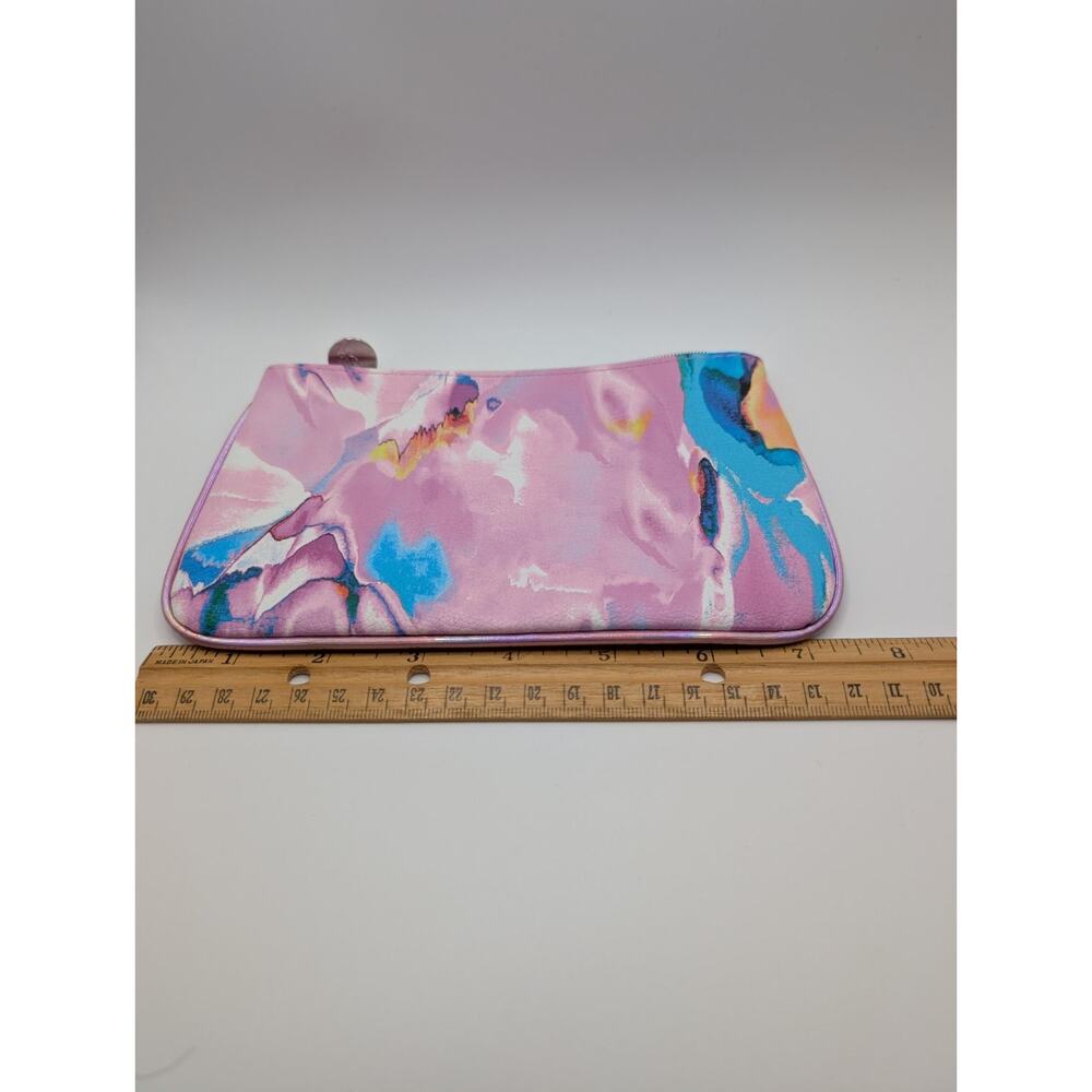 IPSY Women's Pink Abstract Print Clutch Wallet 8in x 5in